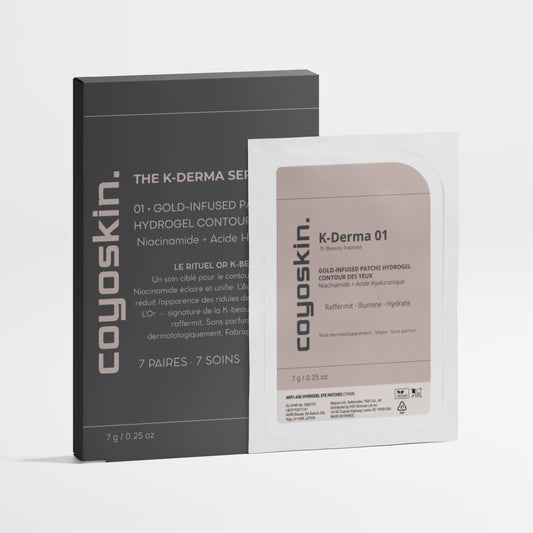 K-DERMA 01 — Patchs hydrogel contour des yeux à l'Or