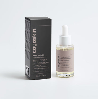 Hair & Scalp Oil — Huile Fortifiante Pré-Shampoing